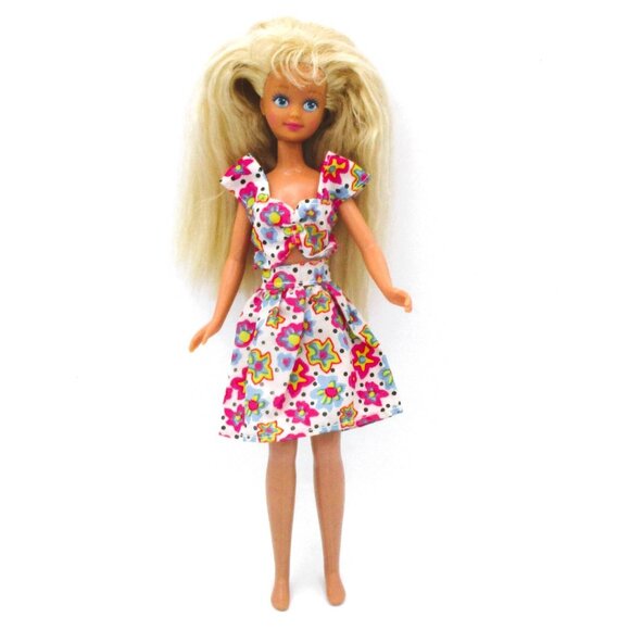 Vintage 1987 Mattel Barbie Skipper Doll With Dress 10" - Picture 1 of 5